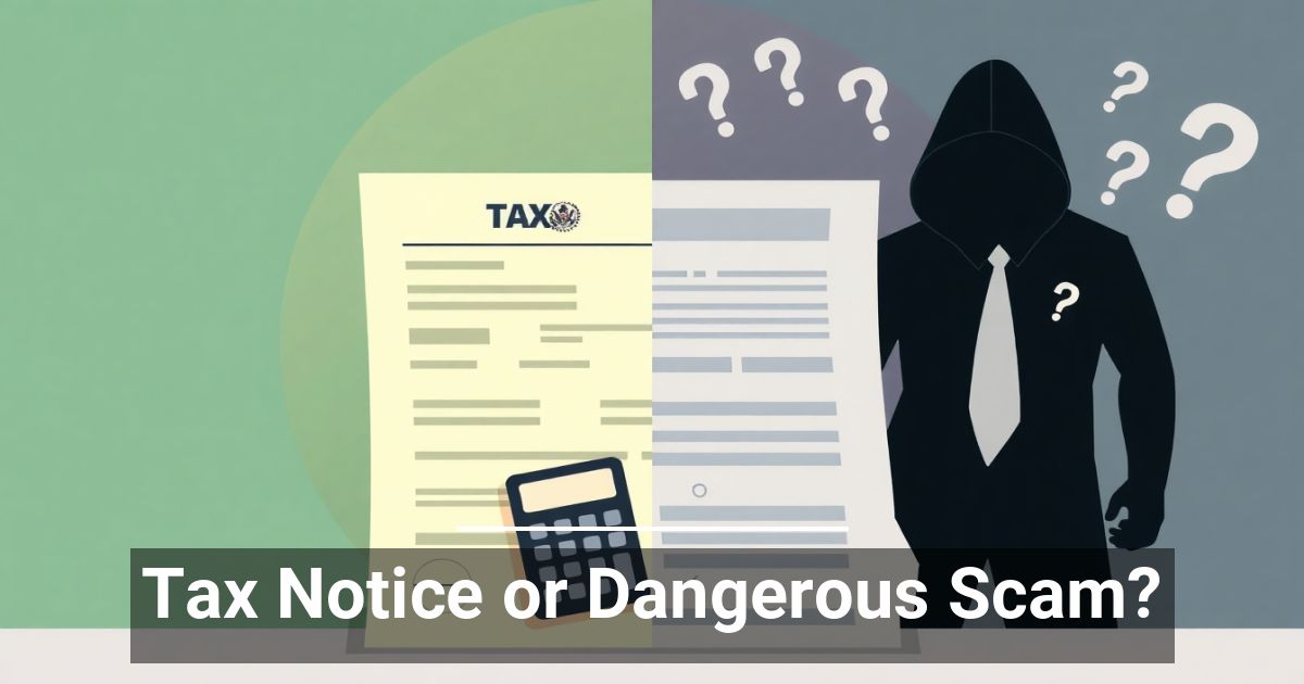 Tax Notice or Dangerous Scam?