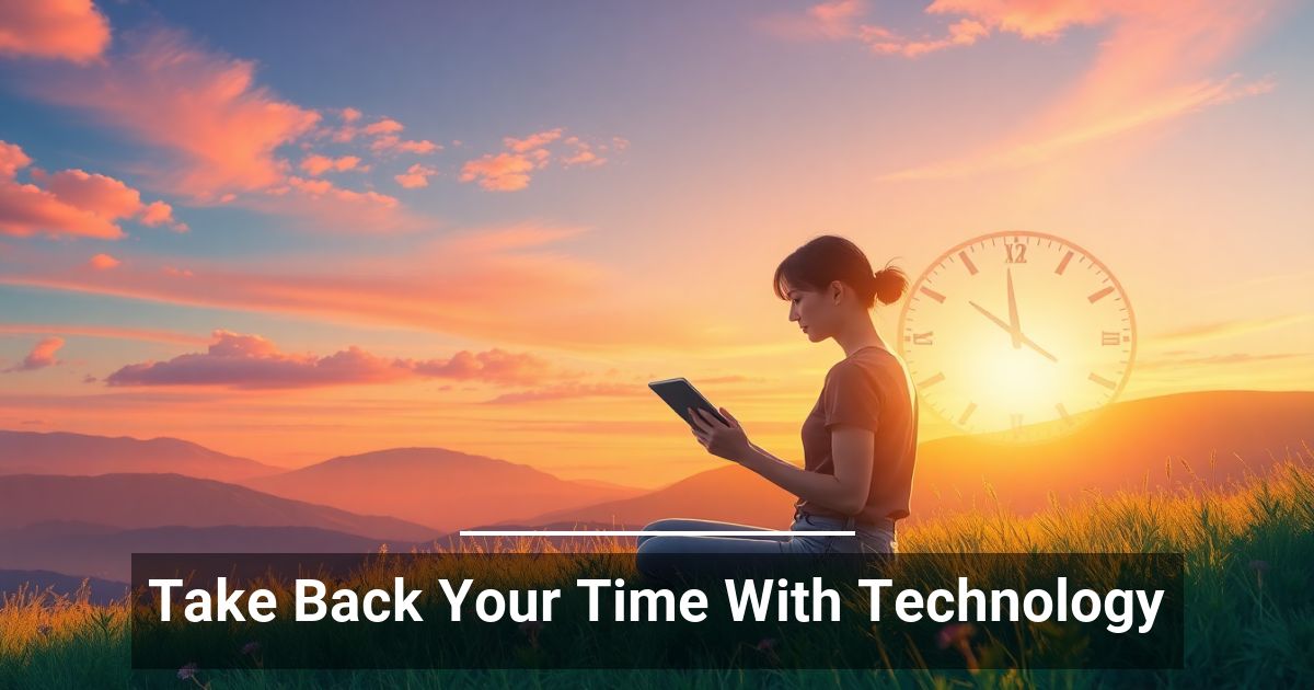 Take Back Your Time With Technology